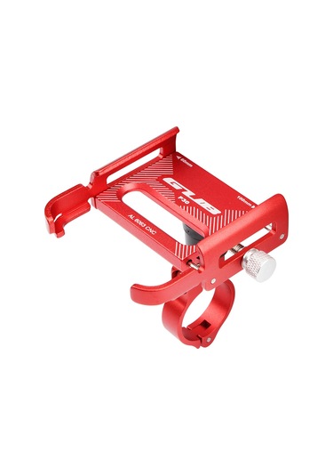 Shineyee Gub P30 Cnc Alüminyum Bisiklet Telefon Tutucu 360 Döner 60-100mm Genişlik Ayarı Kırmızı Kırmızı