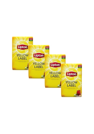 Lipton Yellow Label Siyah Dökme Çay 4 x 1 KG