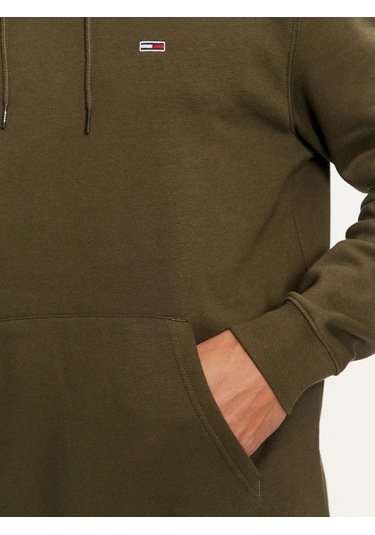 Tommy Hılfıger Erkek Sweatshırt Dm0dm20742-m12 Dm0dm20742-m12 Yeşil Yeşil