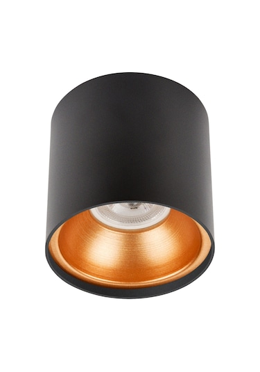 Spot Lamba Led 7W Silindir Siyah-Bakır Duvar Aydınlatma Armatür