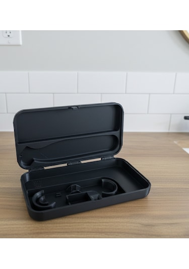 Philips Oneblade İçin Karbon Baskılı Premium Organizer & Taşıma Kutusu