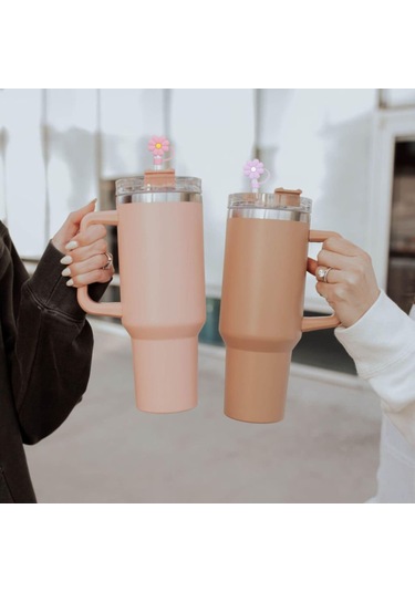 Ximistore9 6 Adet Silikon Pipet Kapağı Seti - Pvc Malzeme, 2.5x3.8cm Boyutunda, İçecek Boruları İçin Korumalı Kapağlar Çok Renkli