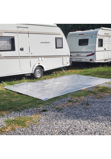 2k 200x250 Cm Su Geçirmez 230gr/m² Karavan Zemin Örtüsü Çok Renkli