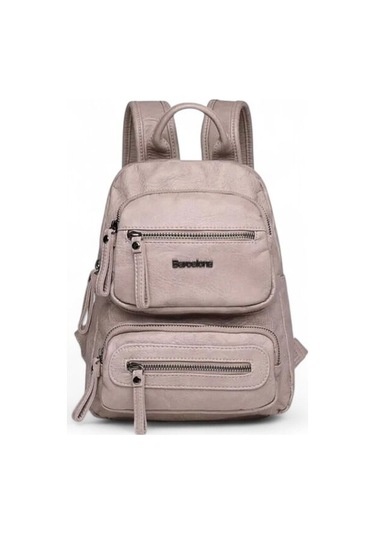 21kbarcelona Pudra Kadın Sırt Çantası Brc-1929 Pudra