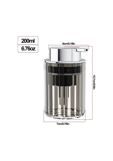 Wondernest Sıvı Şişesi Sabunluk Sabun Köpük Köpük Jialan Gri El Banyo Zx Gri