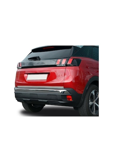 Peugeot 3008 Formlu Krom Bagaj Alt Çıta 2016 ve Üzeri P.Çelik