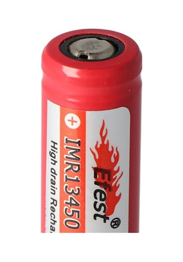 Efest Imr 13450 600 Mah 3.6V - 3.7V li-Ion Pil Düz Pozitif Kutup