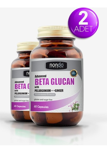 Nondo 60 Kapsül Beta Glucan 2 Adet