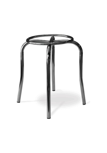 6 Lı Renkli Tay Tüyü-2 Ahtapot Tabure Mutfak Taburesi Demir Tabur