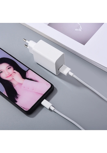 Fitplus Mdy Power Adapter 67w Şarj Aleti Ve Type-c Kablo Set