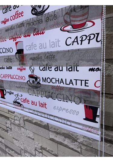 Venassa Kahve Zebra Perde