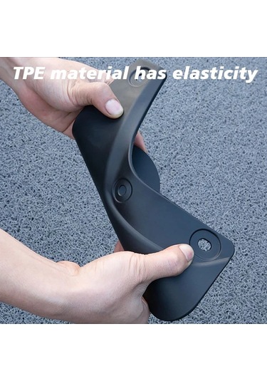 Elmpaly 2025 Tesla Model Y 4 Parça Tam Set Siyah Ağır Hizmet Çamurluk Koruyucu Kolay Montaj