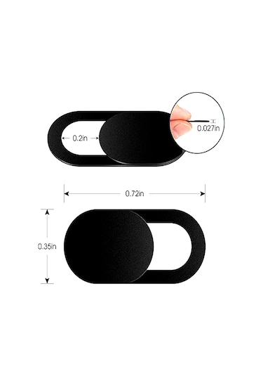 Gajeena Kamera Gizlilik Kapağı 3 Adet Beyaz - İnternet Gizliliğini Sağlar - Telefon, Dizüstü Bilgisayar, Tablet Uyumlu - Ultra İnce Abs Malzeme