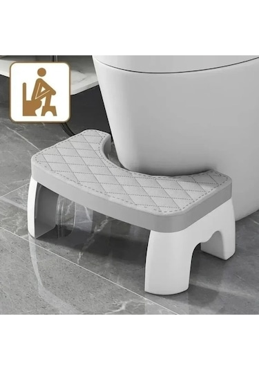 Trendooze Yaşlı U Tuvalet Taburesi Taburesi Şeklinde Pp Kaymaz Kalınlaşmak Çocuk Banyo Ayak Fo Mavi