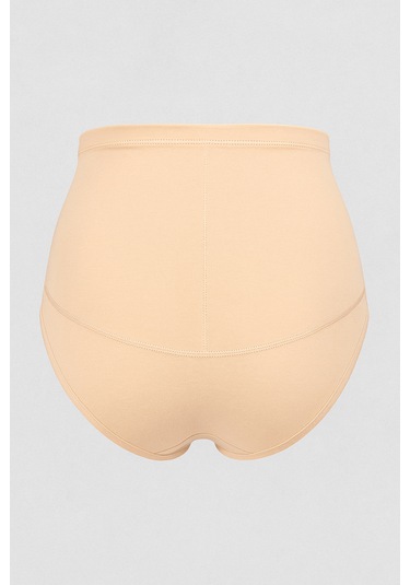 Kadın Pamuklu Likralı Hamile Lohusa Külot Ten Kompedan K23582-ten Ten Rengi