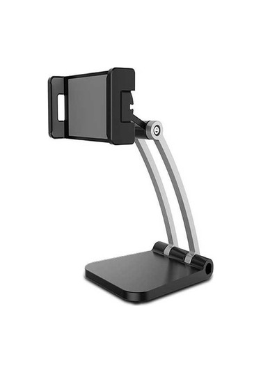 Pazly Bilgisayar Ve Tablet Standı - 360 Dönme - Ayarlanabilir - Siyah/beyaz - Canlı Yayın Tutucu