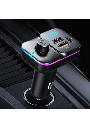 Artfulabode Verici Sones Bluetooth Mp3 Şarj Kablosuz Hızlı Araç Fm Çalar C24 Handsfree Xj