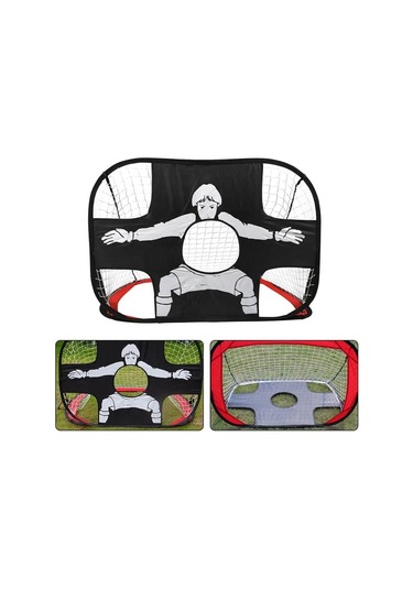 Jialan Katlanabilir Futbol Golü Naylon Futbol Golü Çocuklar Ve Siyah