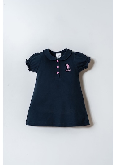 U.s. Polo Assn. Kız Bebek Lacivert Elbise 5274-50148 Lacivert