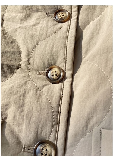 Snapbuy Kadın Yelek, Çift Taraflı Kullanım Kahve