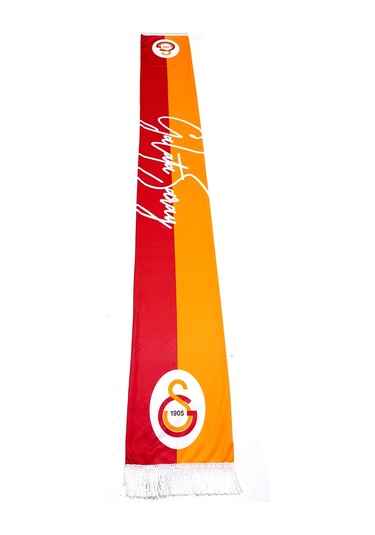 Galatasaray Lisanslı Şal Kaşkol Sarı - Kırmızı.