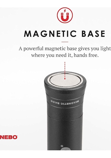 Nebo Biglarry 2 Led El Feneri 500 Lümen Nebo 6737 Siyah