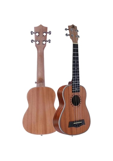 Maxword Mu-21 Pro Yüksek Kaliteli Maun Soprano Ukulele Seti