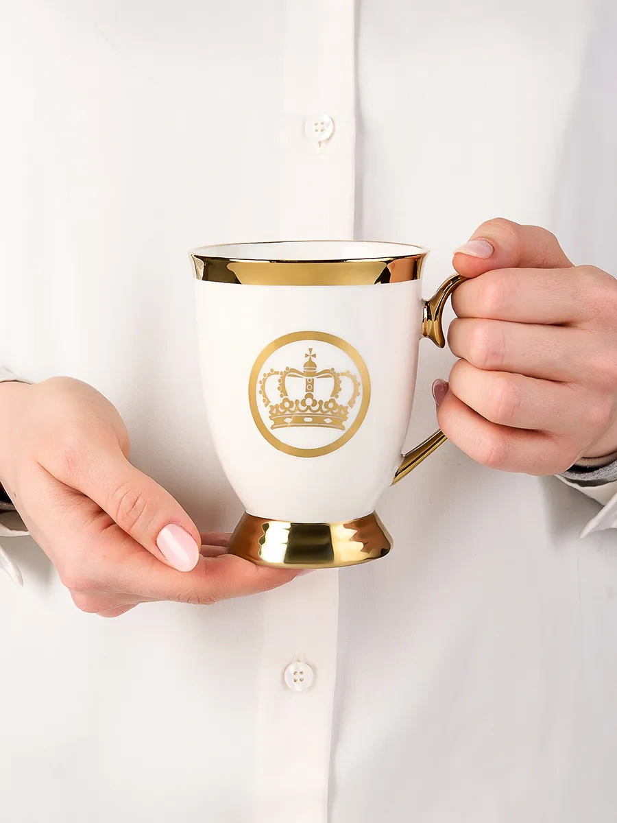 Teplo V Rukah Çay Kupa, Seramik Coffee Fincanı, Porselen 178188751 Beyaz