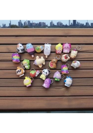 Sukuşi Anahtarlık 5 Adet Sürpriz Model Sukuşi Gün Işığı