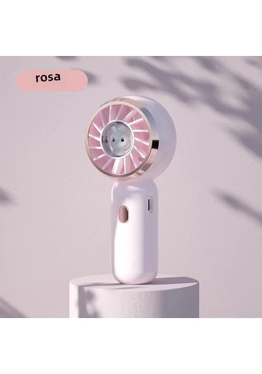 Mini Usb Şarj Edilebilir Pil İle Çalışan 3 Hızlı Fan Kırmızı