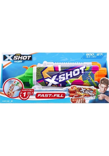 X-shot Su Tabancası - Hızlı Doldurma Fonksiyonlu - 11855