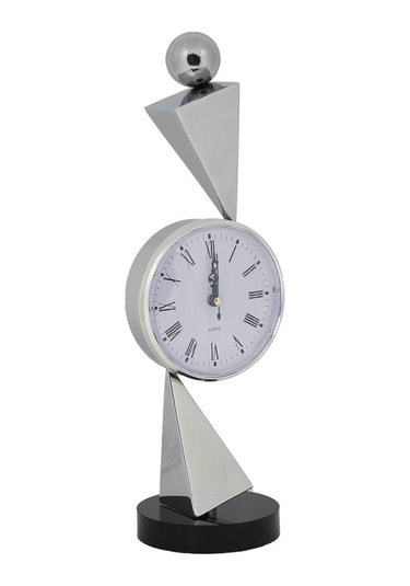 Vitale Night Silver Üçgen Masa Saati 11.5 10 34 Cm Ak.ku0006 Diğer