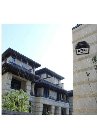 Novahub Yenilikçi Güneş Enerjili Ev Numarası Işığı Beyaz Işık