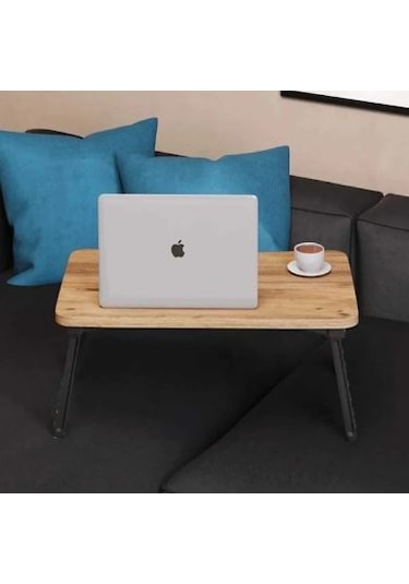 Laptop Sehpası Seyyar Kahvaltı Masası Katlanır Çalışma Sehpası