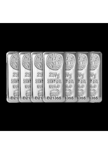 Rimagold 7 Adet Nadirgold 250 Gr Gümüş Külçe