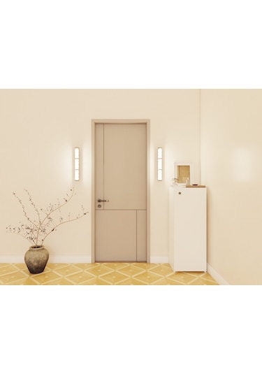 1 Kapaklı Çok Amaçlı Beyaz Renk Dolap Beyaz