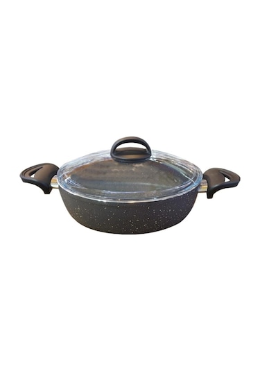 Eda Zetra Basık Tencere 30 CM