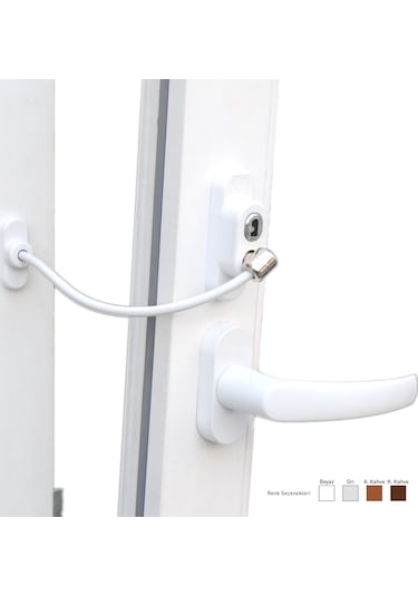 Anahtarlı Halatlı Pvc Kapı Pencere Emniyet Kilidi Diğer
