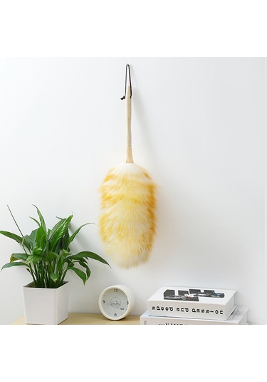 Springsun Ev Ve Araç İçin Toz Temizleme Aracı - Tüylü Süpürge, Tüylerini Tutmayan, 16cm Çubuklu Ev Temizlik Gereci