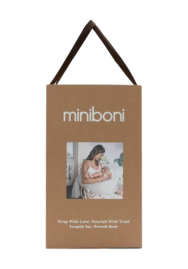Miniboni Hamile Destek & Emzirme Minderi - Bej Standart