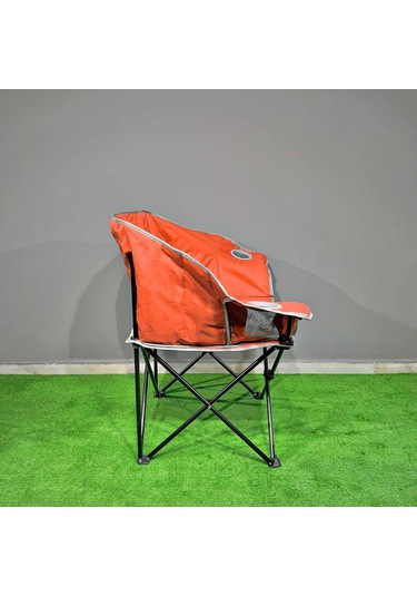 Argeus Nevgrande Comfort Katlanabilir Kamp Sandalyesi Turuncu