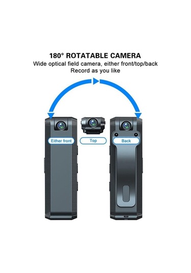 Createtech Ecverbyh Hd 1080p Mini Kamera, Ses Kaydedici, Gece Görüşlü, Hareket Algılamalı