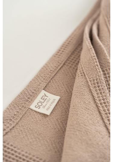 Soley Serenity %100 Pamuk 220 X 240 Cm Battal Boy Pike Bej