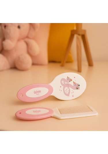 Wee Baby  Fırça Tarak Seti Pembe