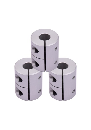 Konesam Alüminyum Allyuminiyum Zımbırtı Kolu 5mmx8mm, 3d Yazıcı Cnc Motor Uyumlu, Gelişmiş Tork Ve Dayanıklılık, Gümüş, 3 Adet