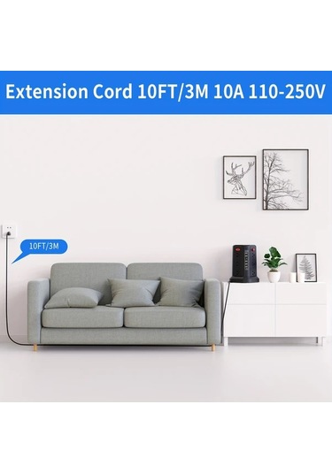 Xuweiwei Passus Power Tower 12 Ac Cikisli 5 Usb Portlu Gece Lambali Surge Protector Zh Black Night Light 11811 Inch