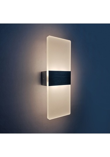 Novahub Modern Led Duvar Aydınlatma - 6w Akrilik & Alüminyum, 2 Renk Seçenekli, Yatak Odası & Koridor İçin Pratik Diğer