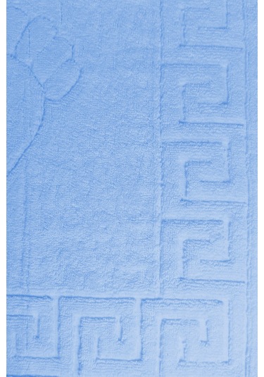 5 Li Otel Ayak Havlusu Bukle Ayak İzli 50x70 Cm Renkli 16/2 Avs 250 Gr Mavi