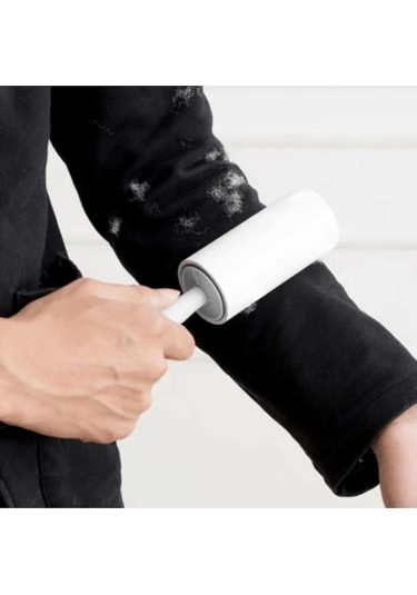 Pribor Evcil Hayvan 240 Yaprak Tüy Toz Toplama Rulosu 3 Yedekli