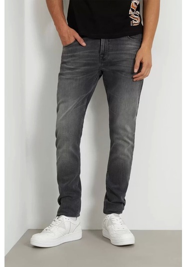 Guess Erkek Denim Skinny Jeans Antrasit